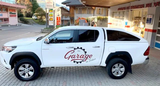 Pick-up d'intervention du Garage de Verbier